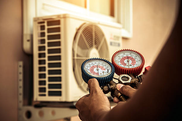 Professional Hvac Maintenance technician working in Romance, AR